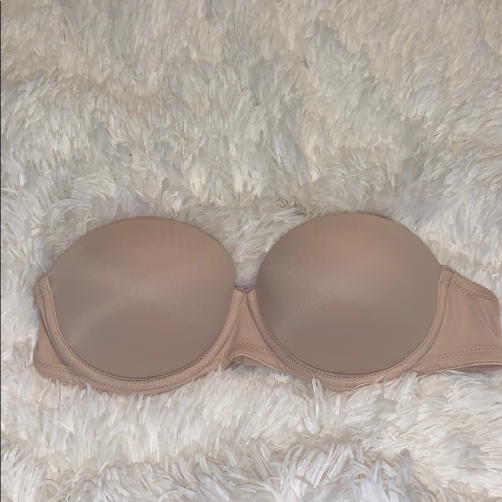 Strapless, Nude VS PINK bra